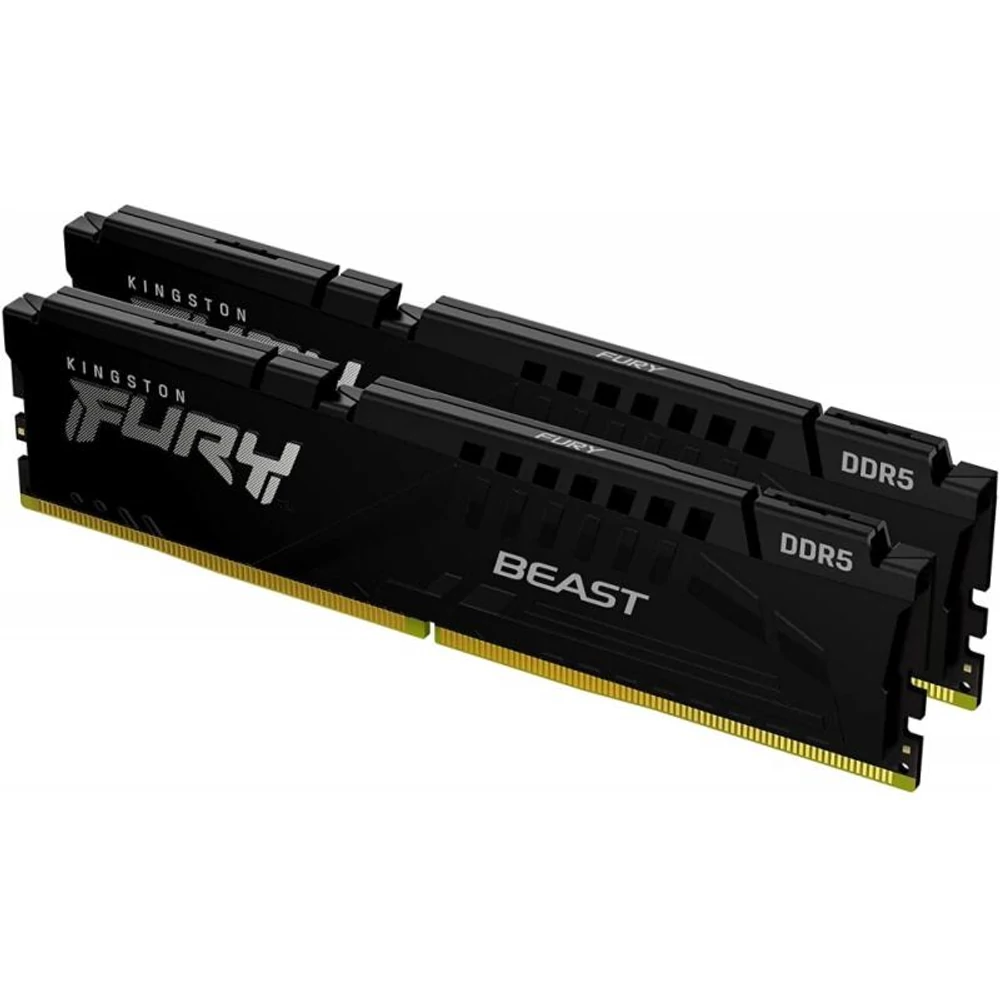 32GB 5600MHz DDR5 RAM Kingston Fury Beast CL36 (2x16GB) (KF556C36BBEK2-32)