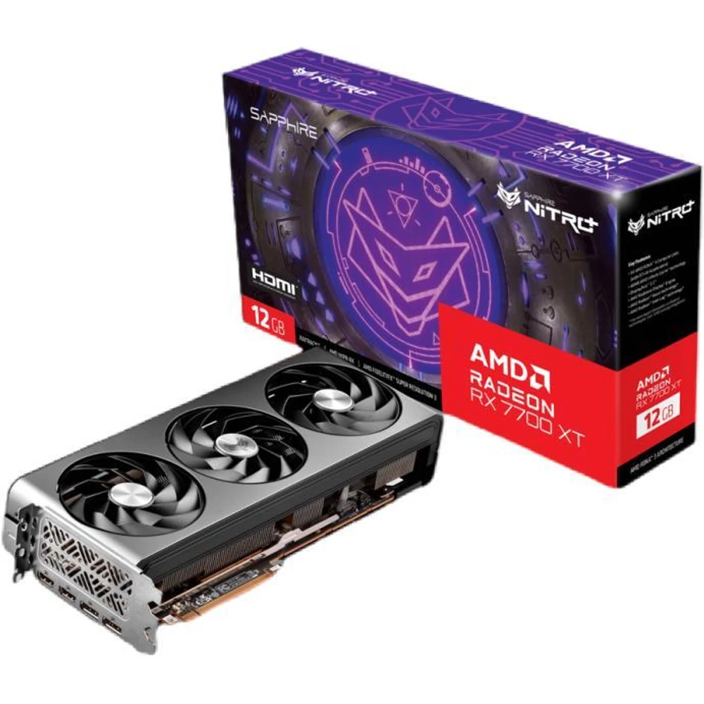 Sapphire Radeon RX 7700 XT 12GB NITRO+ videokártya (11335-02-20G)