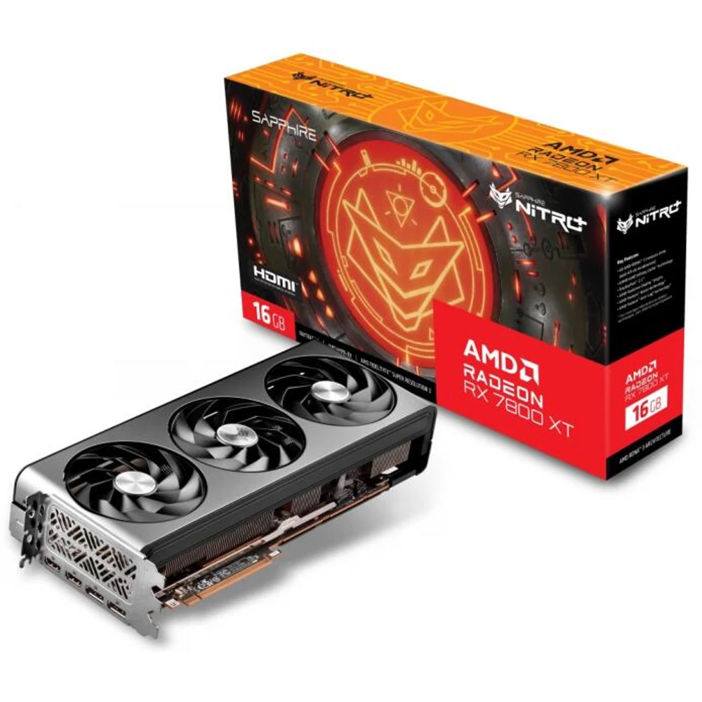 Sapphire Radeon RX 7800 XT 16GB NITRO+ videokártya (11330-01-20G)