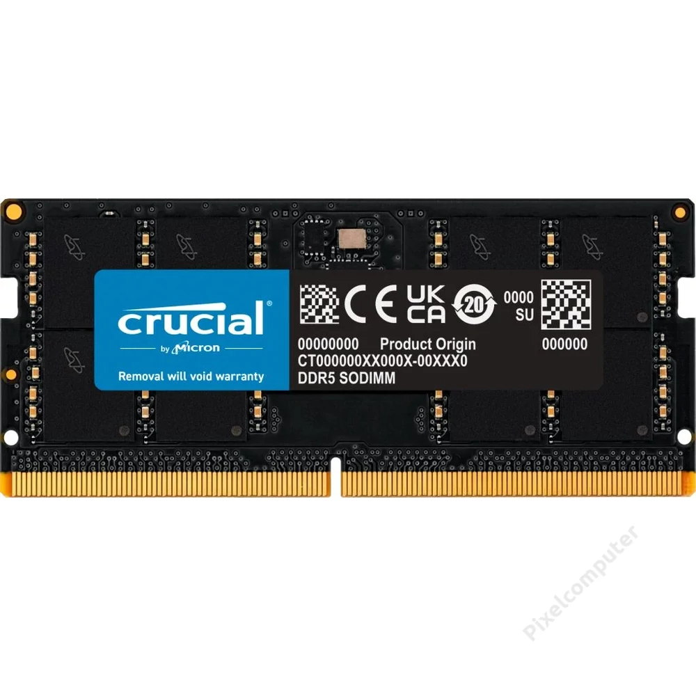 32GB 4800MHz DDR5 Notebook RAM Crucial CL40 (CT32G48C40S5)