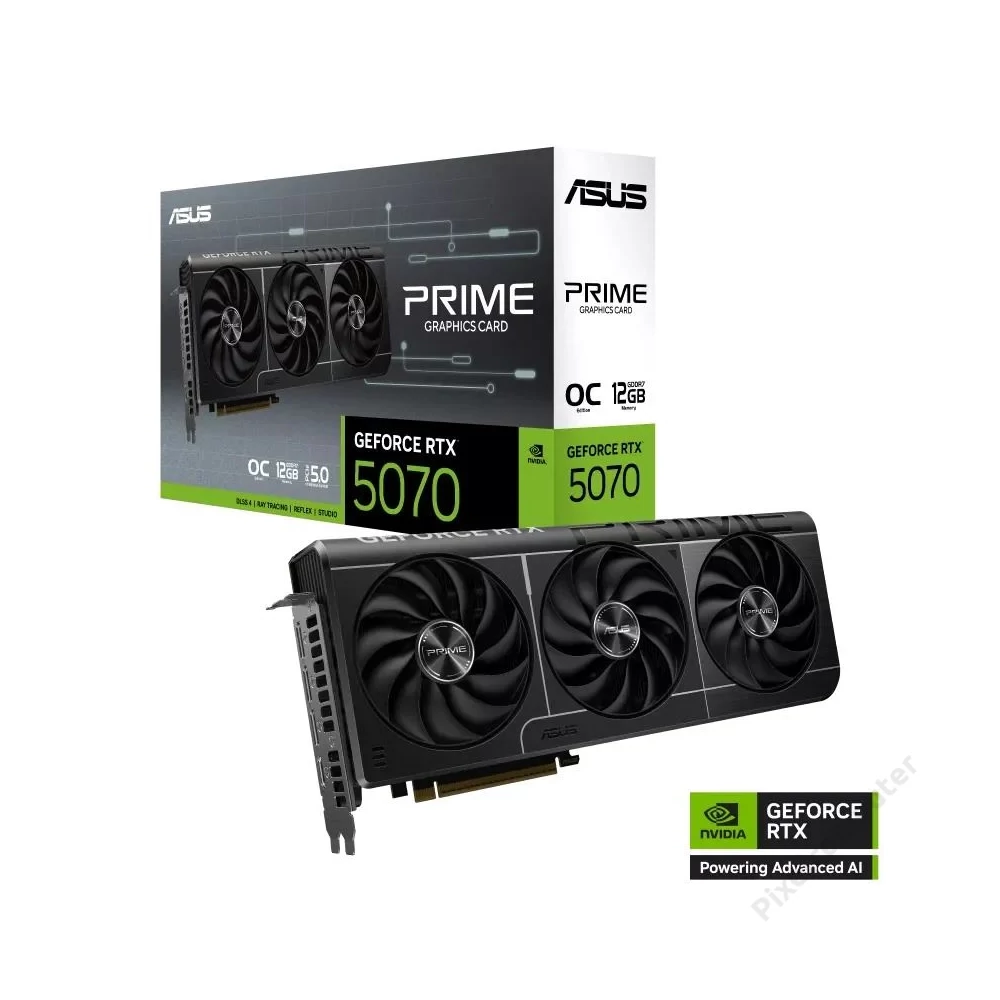 ASUS GeForce RTX 5070 12GB PRIME OC Edition videokártya (PRIME-RTX5070-O12G)