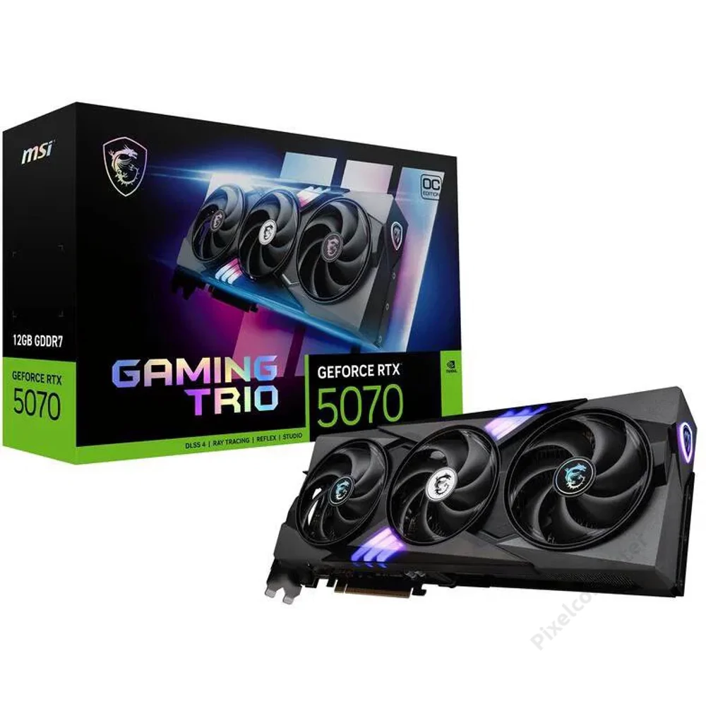 MSI GeForce RTX 5070 12G GAMING TRIO OC videokártya (G5070-12GTC)