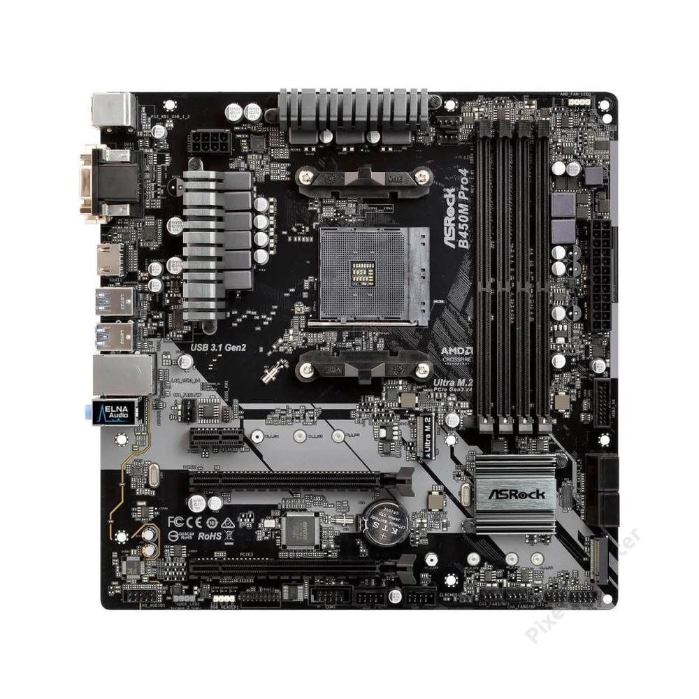 ASRock B450m Pro4 R2.0 Alaplap