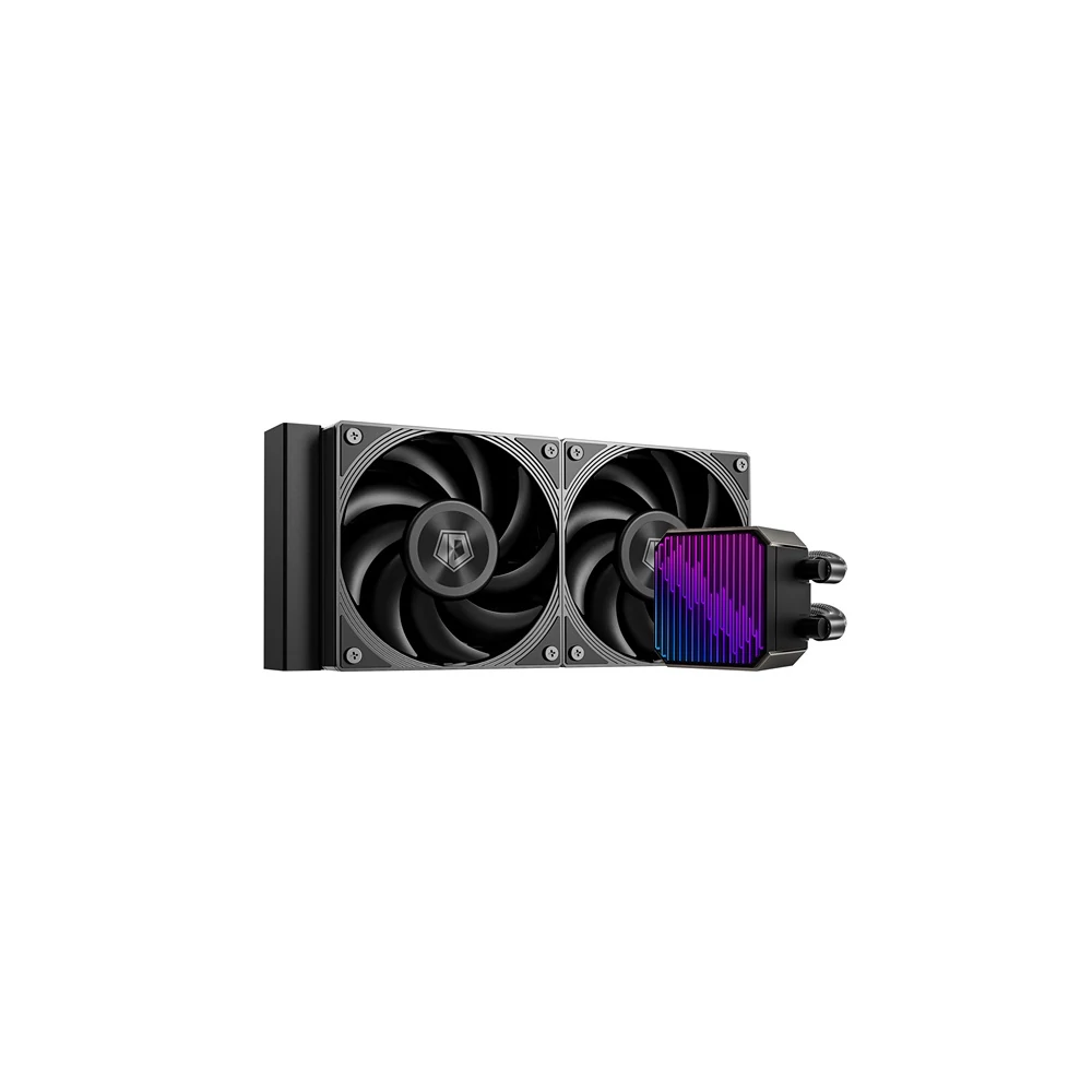 ID-Cooling CPU Water Cooler - DX240 MAX (35.2dB; max. 144,41 m3/h; 2x12cm, fekete)