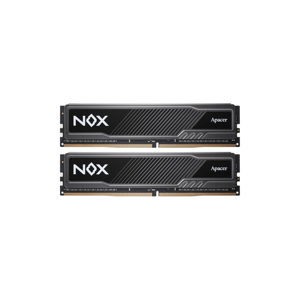 Apacer Memória Desktop - 16GB KIT DDR4 NOX (2x8GB, 3600MHz, CL18, 1.35V, hűtőbordás)