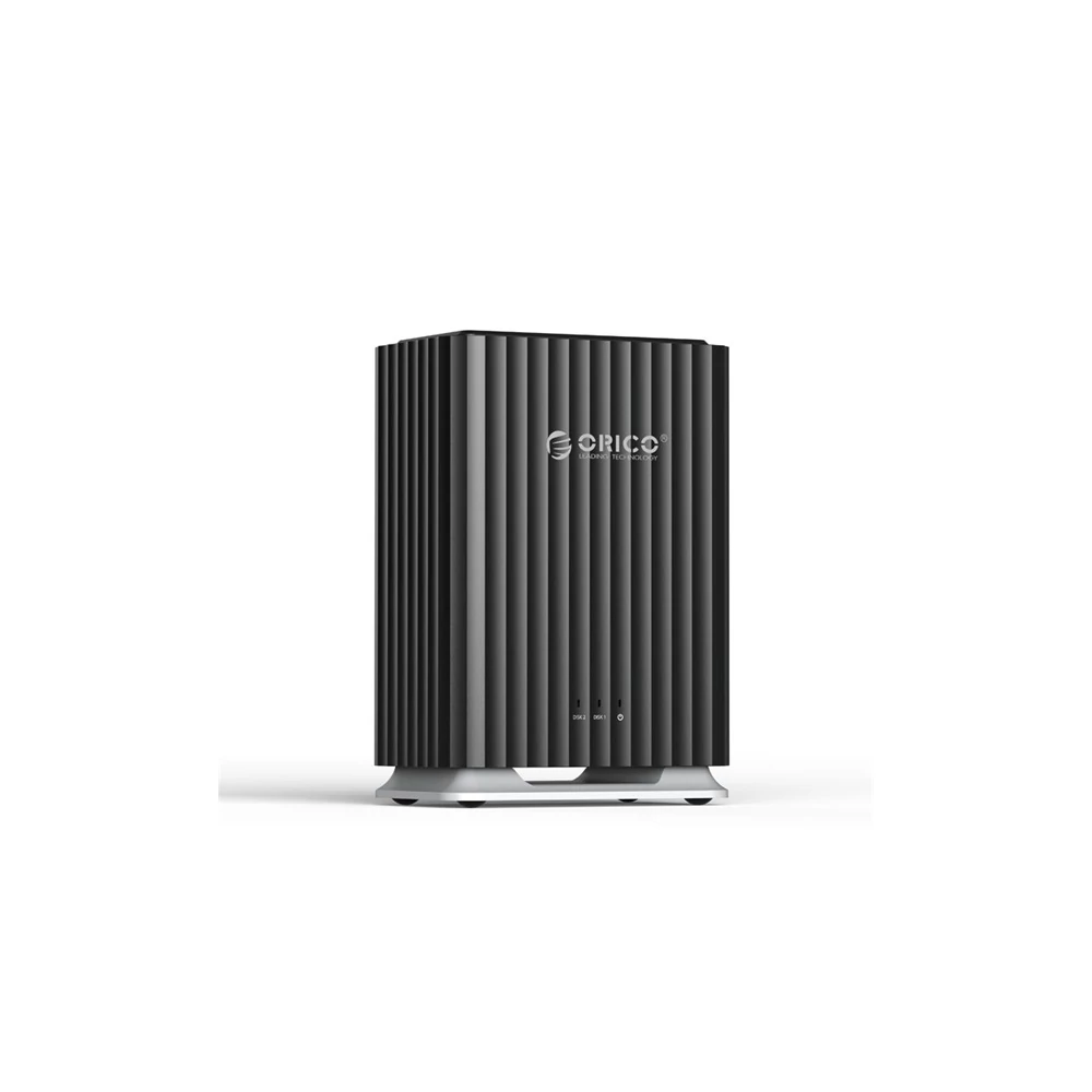 Orico DAS - 9728C3-EU-BK (2x 2,5/3,5 HDD/SSD -> USB-A/C, Max.: 44TB, fekete)
