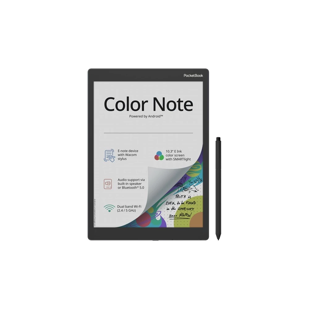 POCKETBOOK e-Reader PB1041-1-WW COLOR Note szürke (10,3" E-Ink Kaleido, 1,5GHz,32GB,4000mAh,WIFI, BT, Android12)