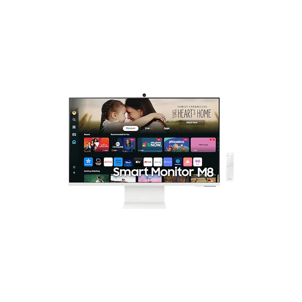 Samsung Monitor 32" - S32DM801UU (VA, 3840x2160, 16:9, UHD, 60HZ, 400cd/m2, 4ms, Pivot, Smart)