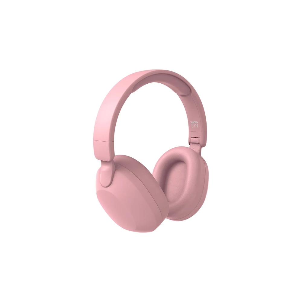 Snopy Fejhallgató Vezeték Nélküli - SN-BT37 Pink (Bluetooth/AUX/TF Card, hang.szab., mikrofon, rózsaszín)