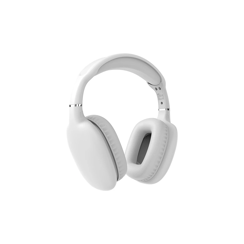 Snopy Fejhallgató Vezeték Nélküli - SN-BT43 White (Bluetooth/AUX hang.szab., mikrofon, fehér)