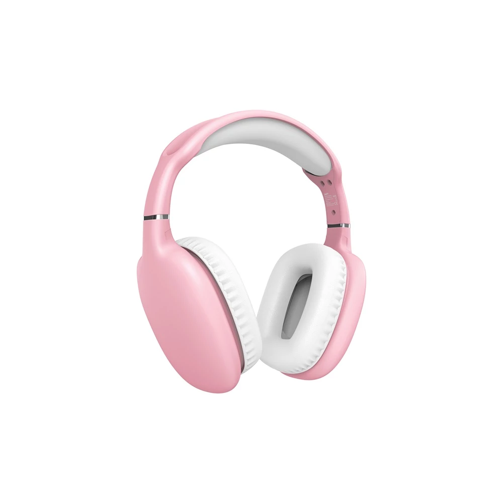 Snopy Fejhallgató Vezeték Nélküli - SN-BT43 Pink (Bluetooth/AUX hang.szab., mikrofon, rózsaszín)