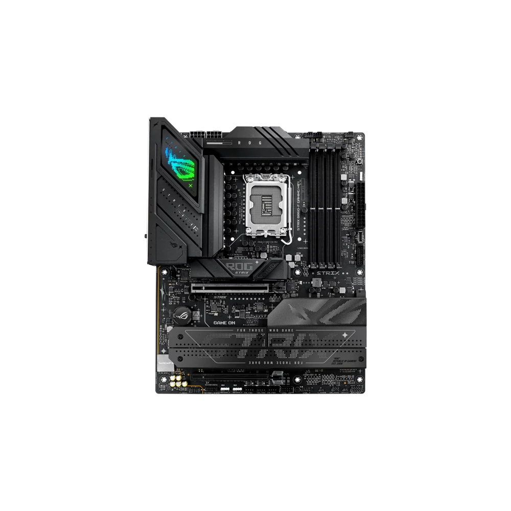Asus Alaplap - Intel ROG STRIX B860-F GAMING WIFI s1851 (B860, 4xDDR5 9066+MHz, 4xSATA3, 4xM.2, HDMI+DP+Thunderbolt4)