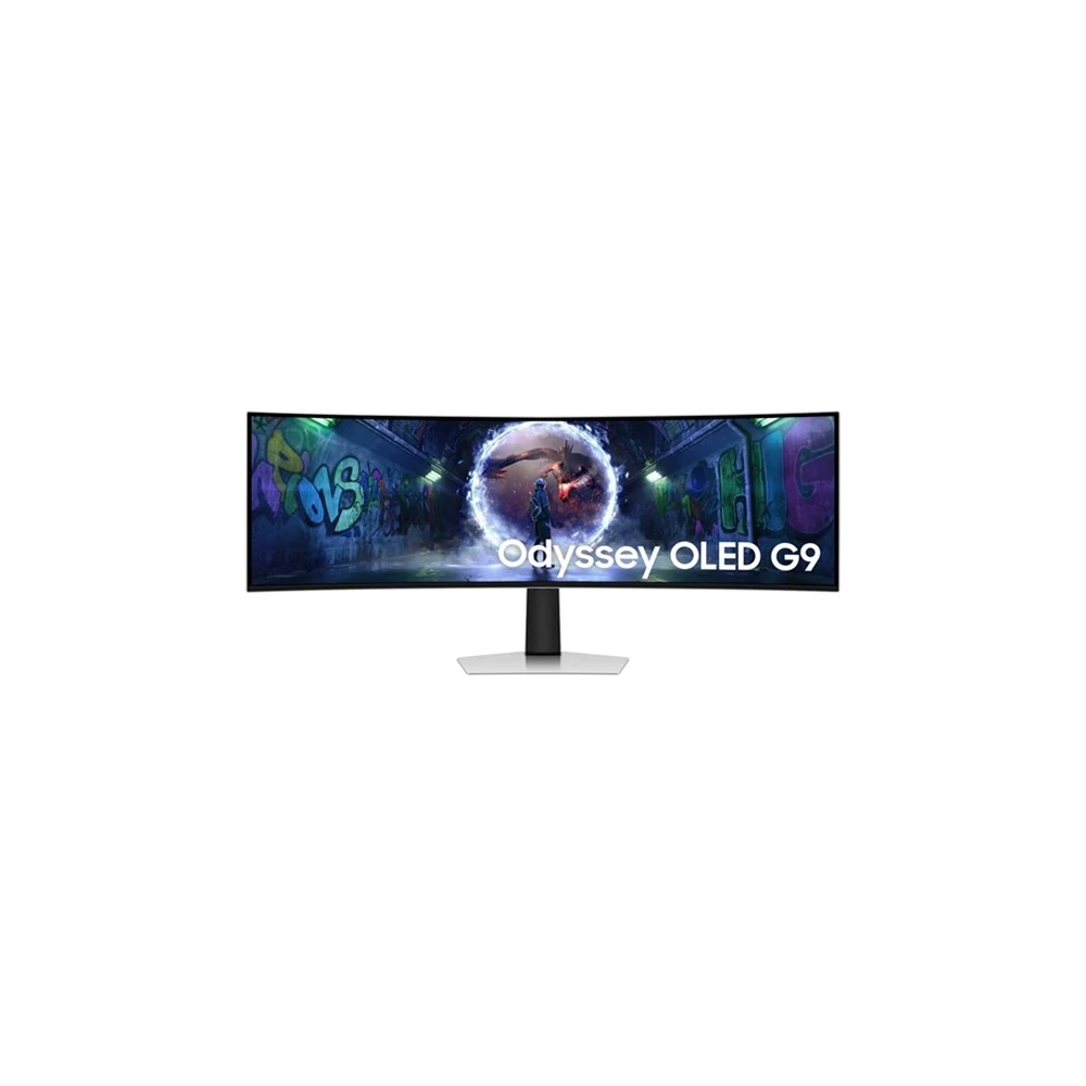 Samsung Monitor 49" - S49DG934SU (OLED, 5120x1440, 32:9, DQHD, 240HZ, 250cd/m2, 0,03ms, Ívelt)