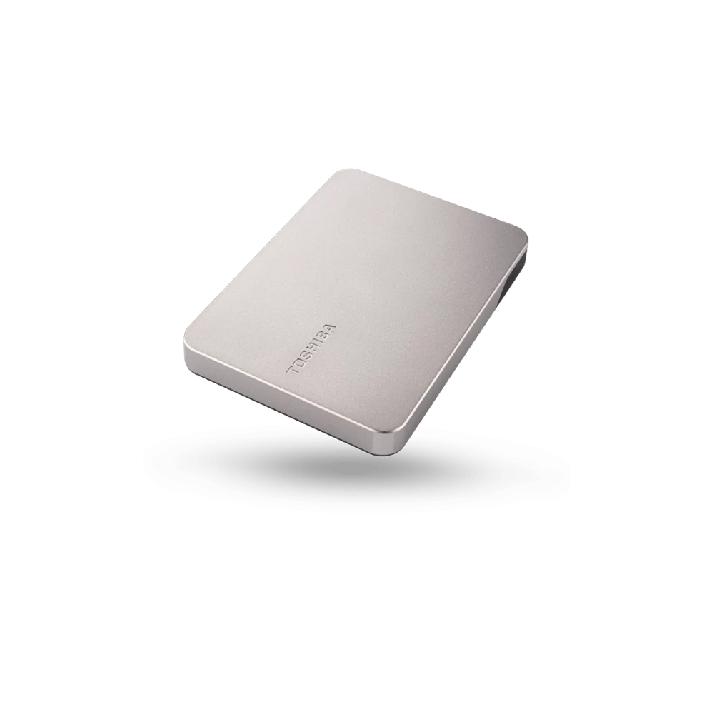 Toshiba Külső HDD 2.5" - 4TB Canvio Flex Ezüst (USB3.2 Gen 1. (USB-A, USB Type-C; ~5Gbps; exFAT+; Mac kompatibilis)