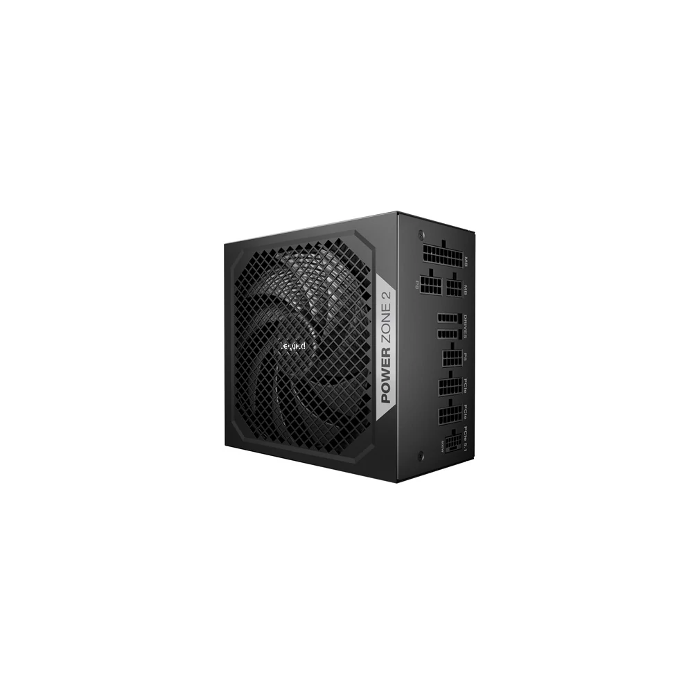 Be Quiet! Tápegység 850W - POWER ZONE 2 (80+ Platinum, ATX3.1, moduláris, félpasszív ventilátor, fekete)