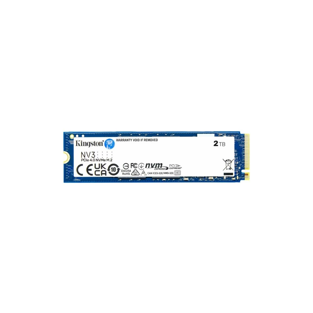 Kingston SSD 2TB - SNV3S/2000G (M.2 NVMe NV2, R/W: 6000/5000MB/s)