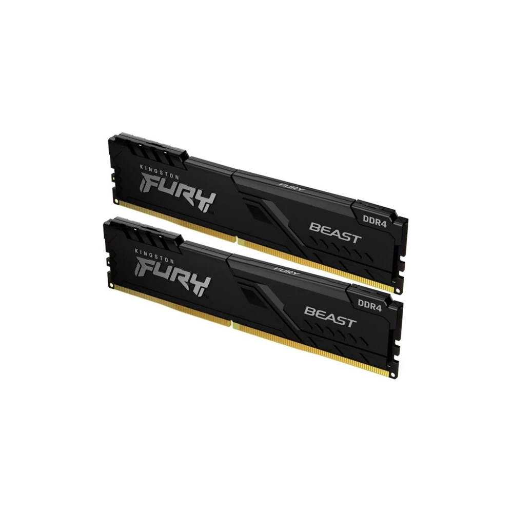 Kingston Memória Desktop - 16GB DDR4 Fury Beast Black (2x8GB, 3600MHz, CL17)