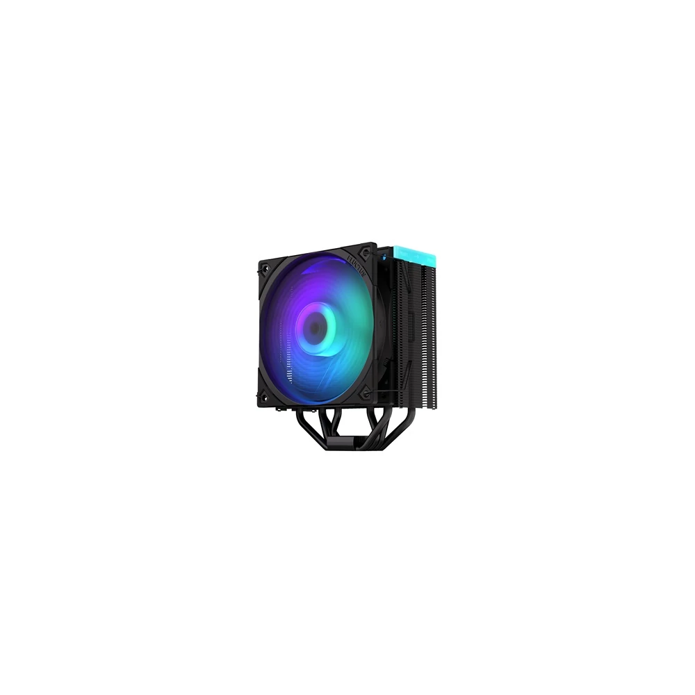 Endorfy CPU Cooler - Fera 5 Black ARGB (12 cm, 4 pin, 4x heatpipe, PWM, TDP 220W, fekete)