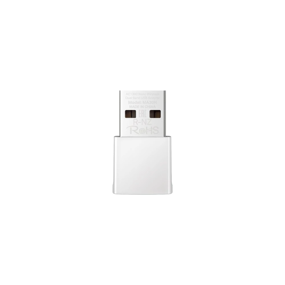 Mercusys Hálózati adapter WiFi AC1300 - MA30N (867Mbps 5GHz + 400Mpbs 2,4GHz; USB2.0; WPA3)