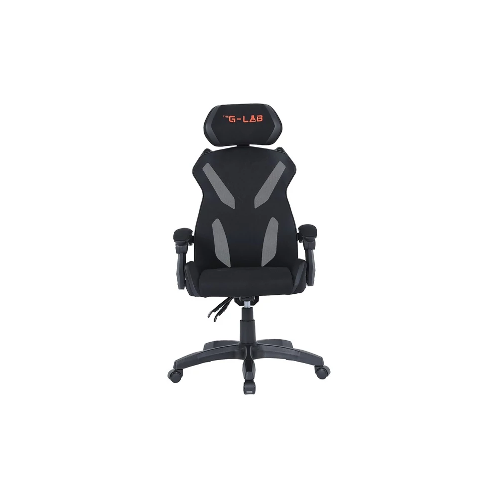 The G-Lab Gamer szék - KS BARIUM BLACK (fekete; állítható magasság; áll. kartámasz)