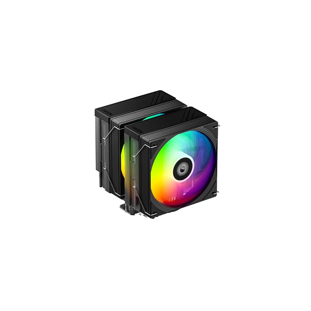 ID-Cooling CPU Cooler - FROZN A620 PRO SE ARGB (27,2dB; max 98,54 m3/h; 4Pin csatlakozó, 6 db heatpipe, 2x12cm, PWM)