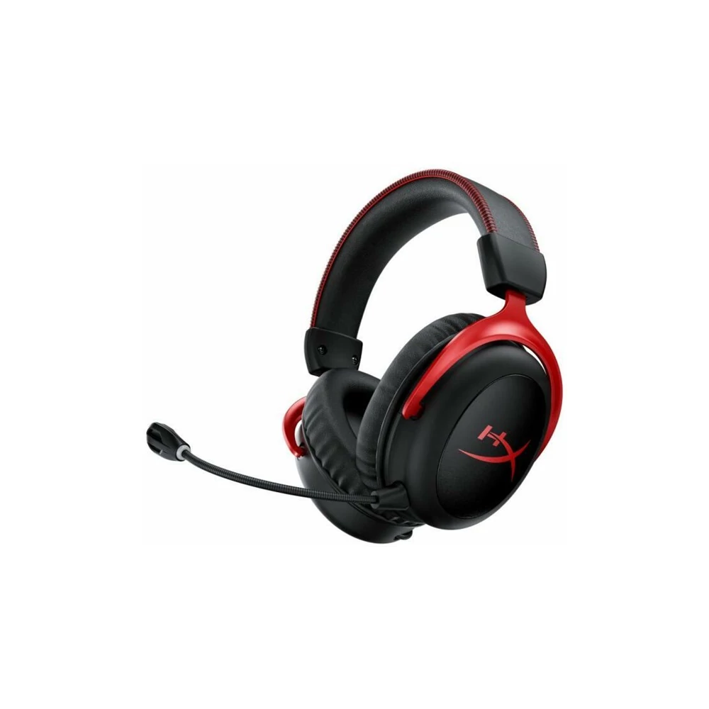 HyperX Fejhallgató - Cloud II Wireless (Vezeték nélküli, USB, fekete/piros)