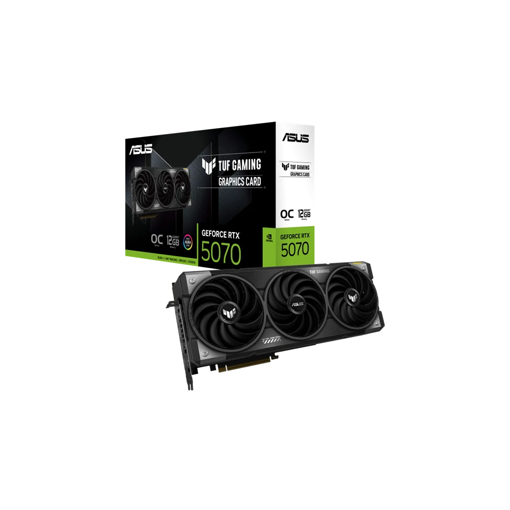 Asus Videokártya - nVidia TUF-RTX5070-O12G-GAMING (12288MB, GDDR7, 192bit, 2xHDMI, 3xDP)