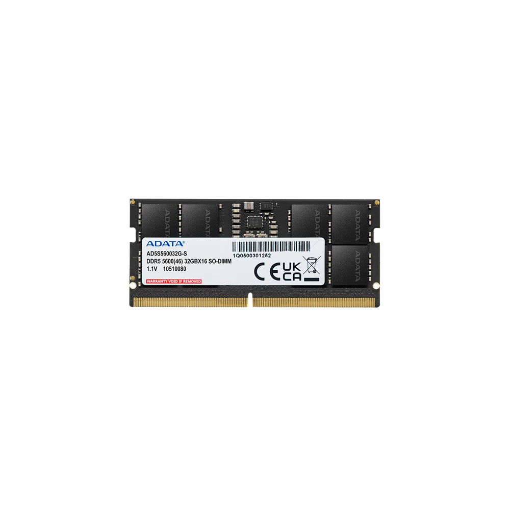 ADATA Memória Notebook - 16GB DDR5 (5600MHz, CL46, 1.1V, SINGLE)
