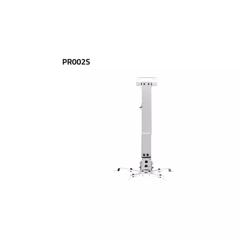 SUNNE (PRO02S) Projektor mennyezeti konzol dönthető, Profil: 430-650mm, max 20kg (ezüst)