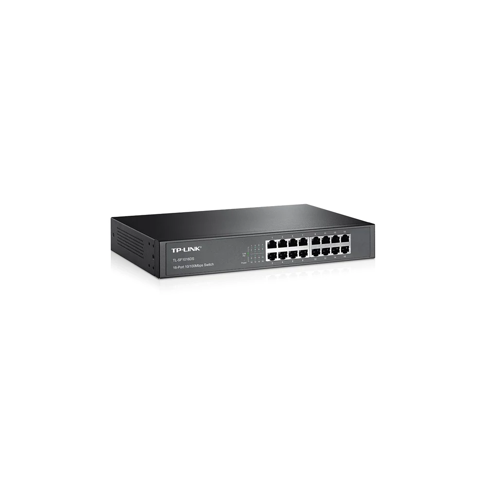 TP-Link Switch  - TL-SF1016DS (16 port, 100Mbps; fém ház)