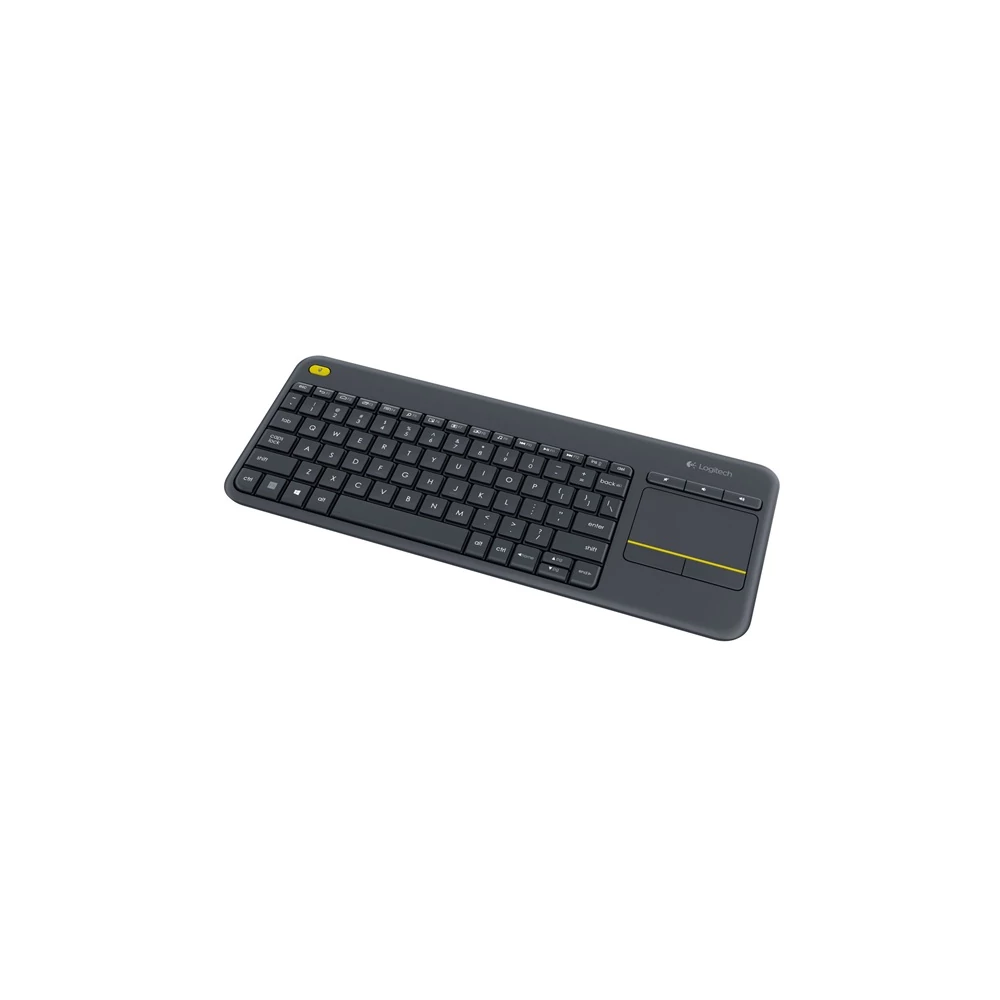 Logitech Billentyűzet - K400 Plus (Vezeték nélküli, USB, Touchpad, fekete)