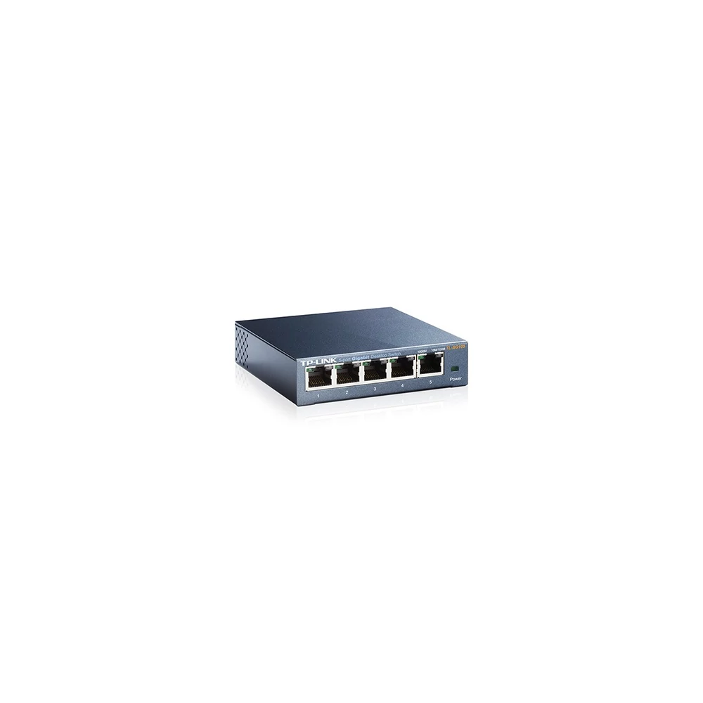TP-Link Switch  - TL-SG105 (5 port, 1000Mbps; fém ház)