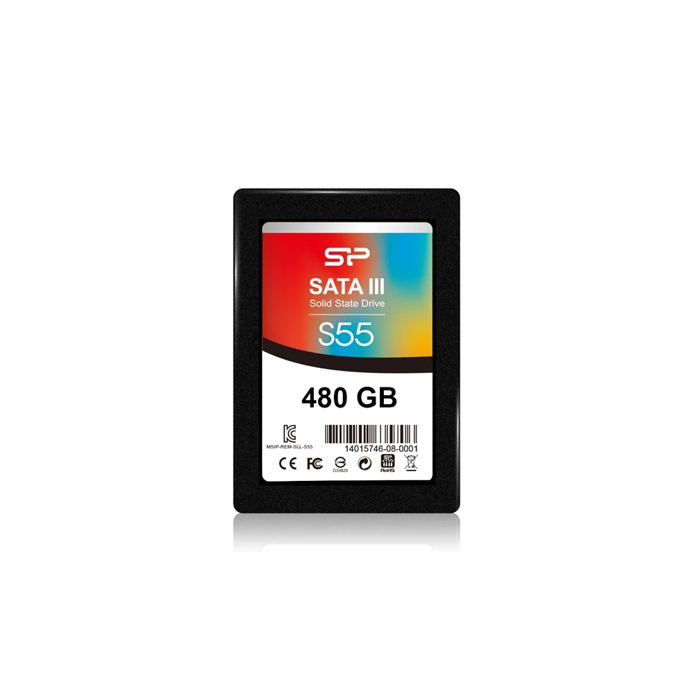Silicon Power SSD - 480GB S55 2,5" (TLC, r:540 MB/s; w:480 MB/s)
