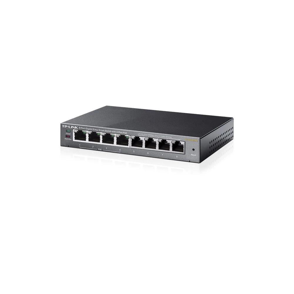 TP-Link Switch Easy Smart PoE - TL-SG108PE JetStream™ (8 port 1Gbps; 8/4 af PoE port, 55W)