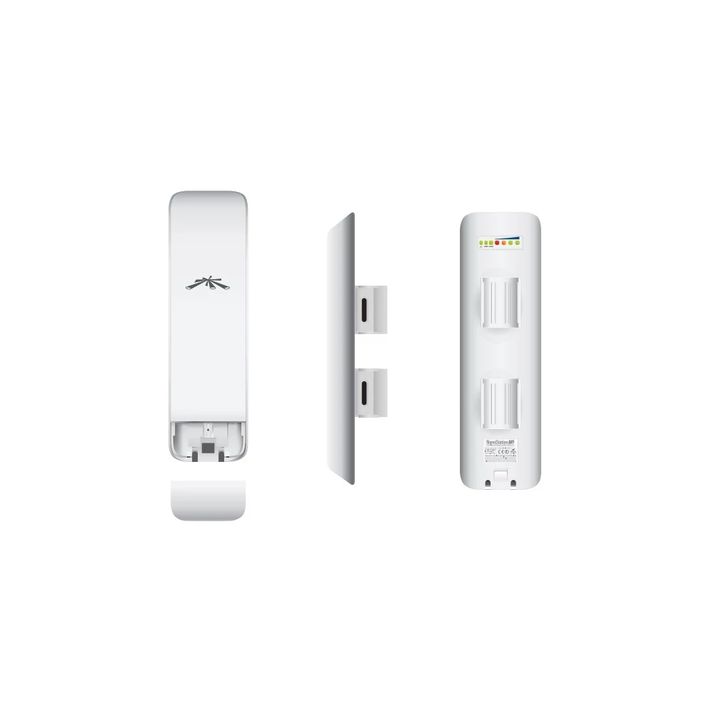 Ubiquiti Access Point WiFi - NSM2 (NanoStationM2, 150Mbps@2,4GHz; 100Mbps; 11dBi; 24V PoE; kültéri, 13km)