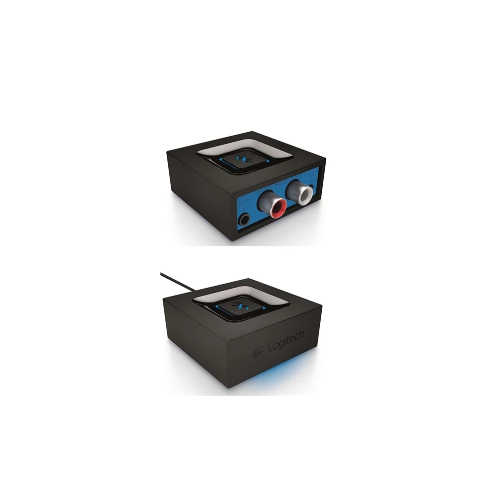 Logitech Adapter - Bluetooth (Vezeték nélküli, 3,5mm Jack/RCA, Max.: 15m, fekete/kék)