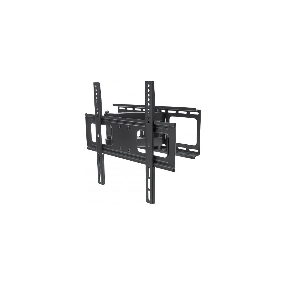 Manhattan TV állvány - Fali, dönthető, forgatható, TV állvány Fekete (max.VESA:400x400)(32"-55"-ig)