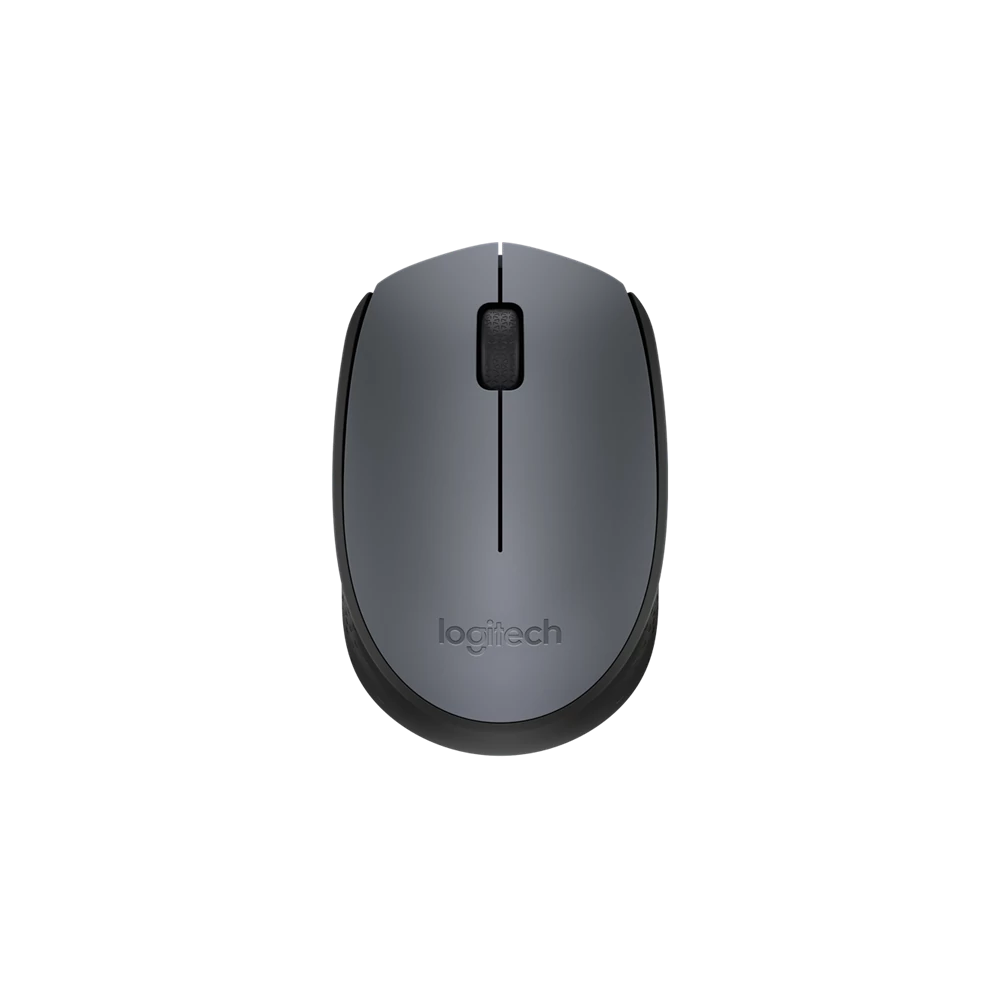Logitech Egér - M170 (Vezeték nélküli, 3 gomb, 2,4 GHz, fekete)