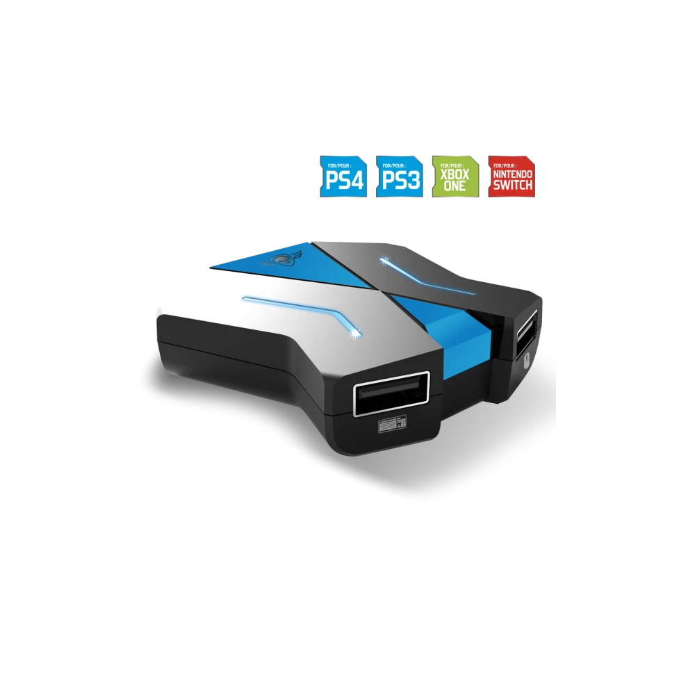 Spirit of Gamer Egér/Billentyűzet adapter konzolokhoz - SOG-CONV1 (3x USB-A, 2x USB-C, Nintendo/PS4/PS3/Xbox One)