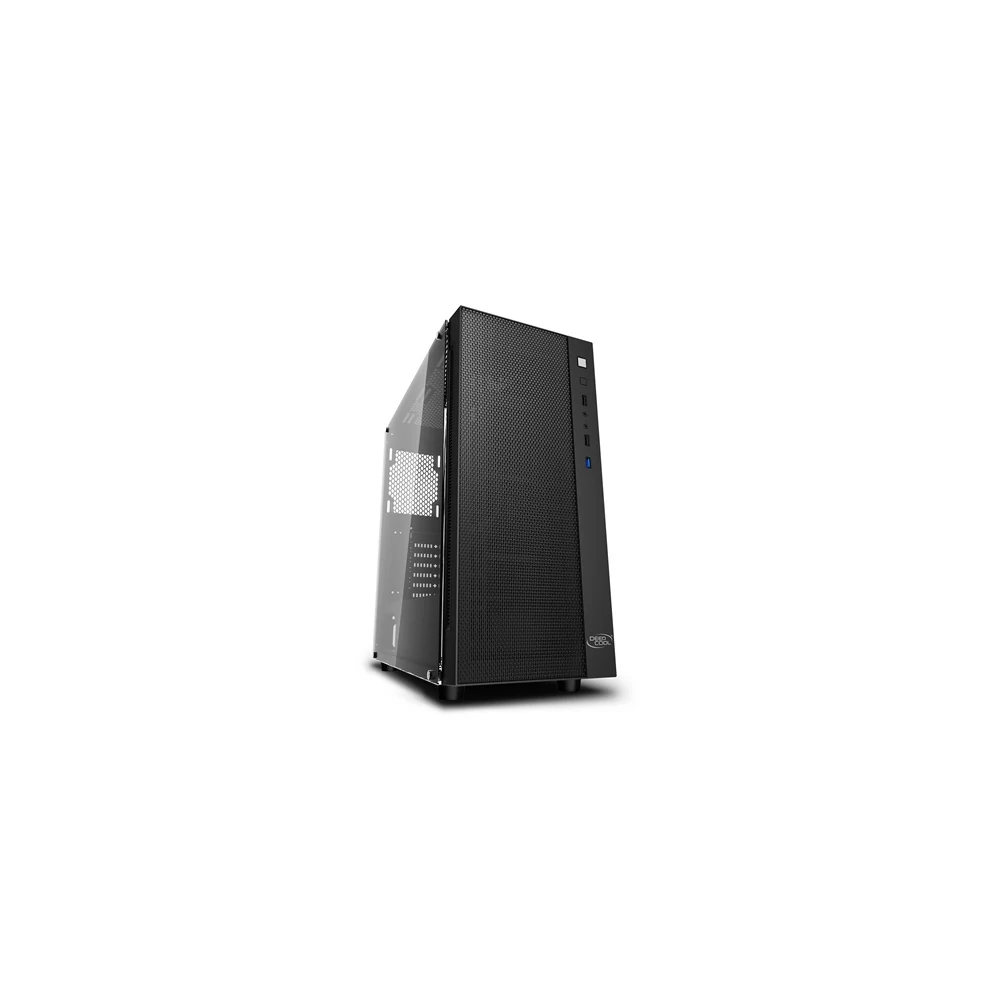 DeepCool Számítógépház - MATREXX 55 MESH (fekete,ablakos, Mini-ITX/Micro-ATX/ATX, 1xUSB3.0, 2xUSB2.0)