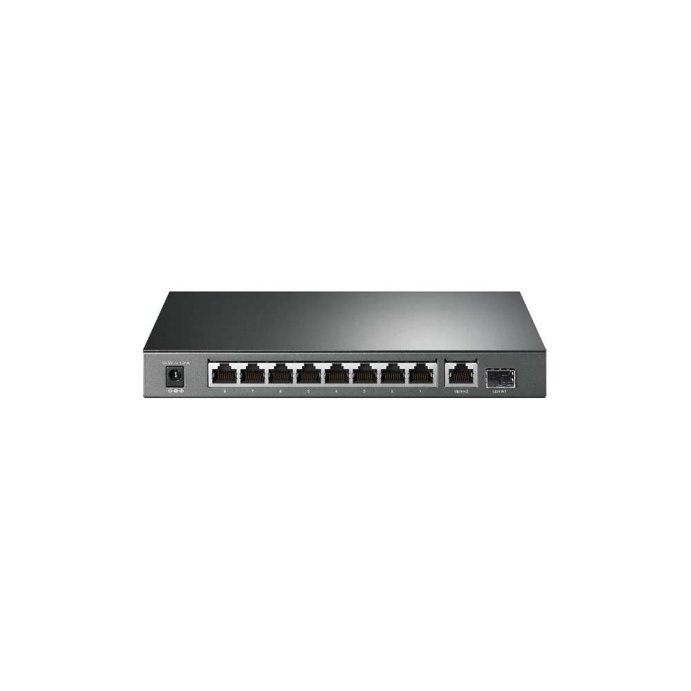 TP-Link Switch  PoE - TL-SG1210P (10 port 1Gbps; 8x at/af PoE port; 63W; 1x SFP)