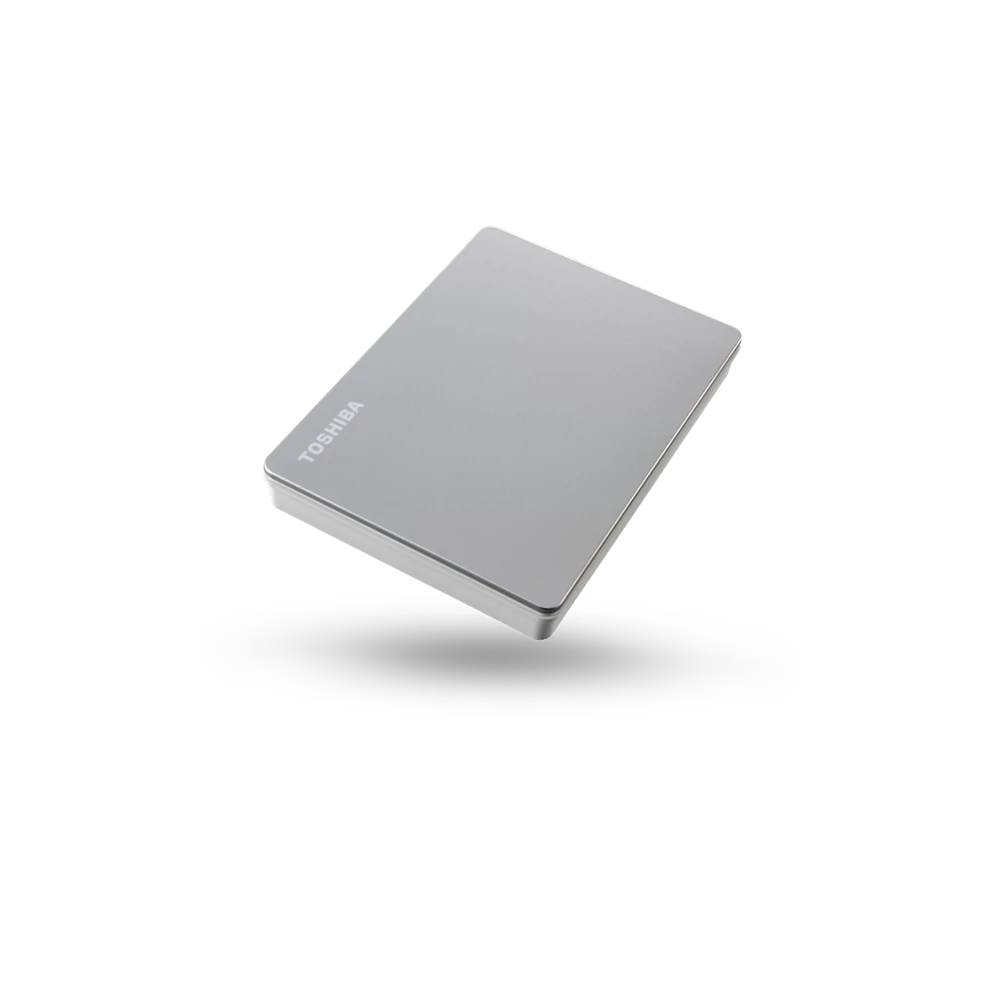 Toshiba Külső HDD 2.5" - 2TB Canvio Flex Ezüst (USB3.2 Gen 1. (USB-A, USB Type-C; ~5Gbps; exFAT+; Mac kompatibilis)