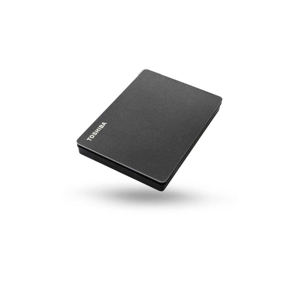 Toshiba Külső HDD 2.5" - 2TB Canvio Gaming Fekete (USB3.2 Gen 1.; ~5Gbps; exFAT)