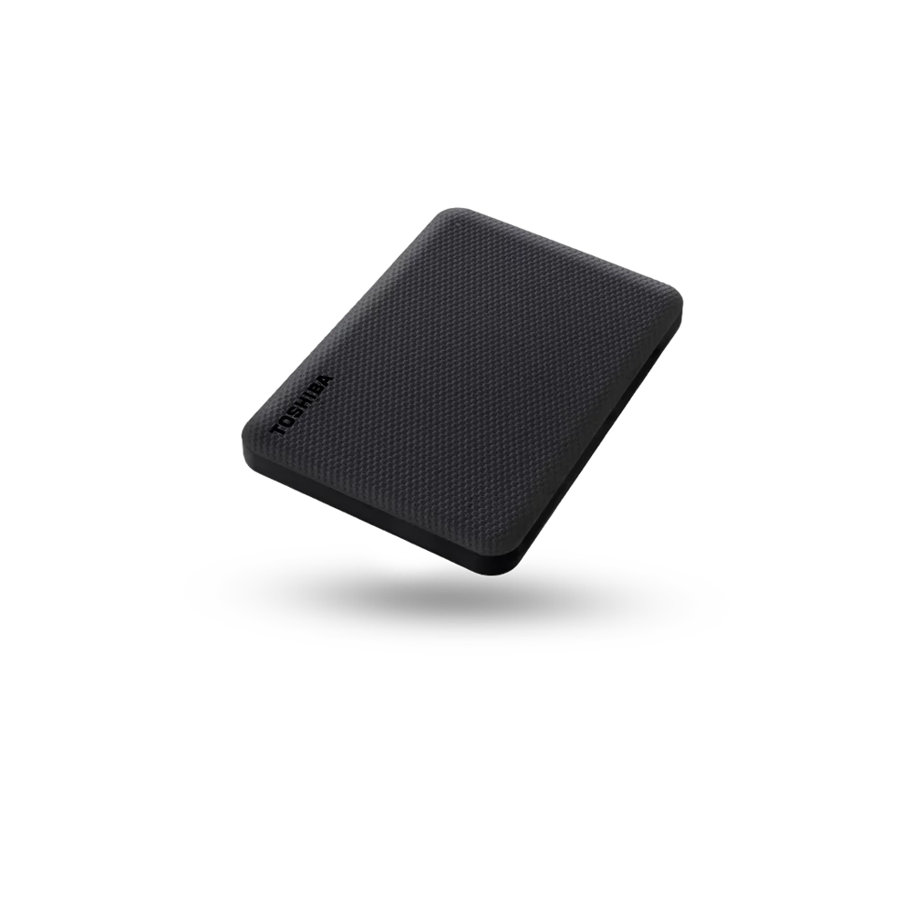 Toshiba Külső HDD 2.5" - 4TB Canvio Advance Fekete (USB3.0; ~5Gbps; NTFS)