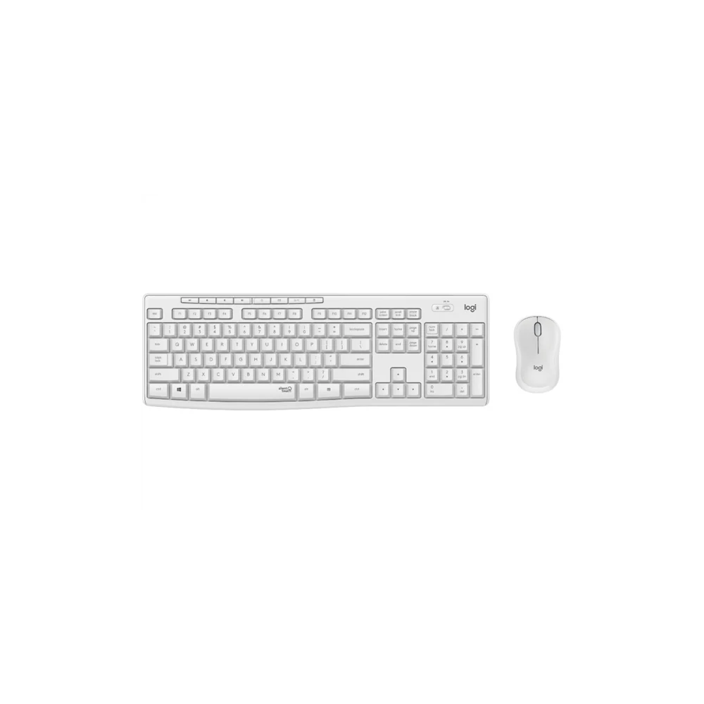 Logitech Billentyűzet/Egér Kit - MK295 (Vezeték nélküli, magyar, fehér)