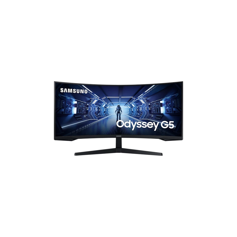 Samsung Monitor 34" - C34G55TWWP (VA, 3440x1440, 21:9, WQHD, 165HZ, 250cd/m2, 1ms, Ívelt)