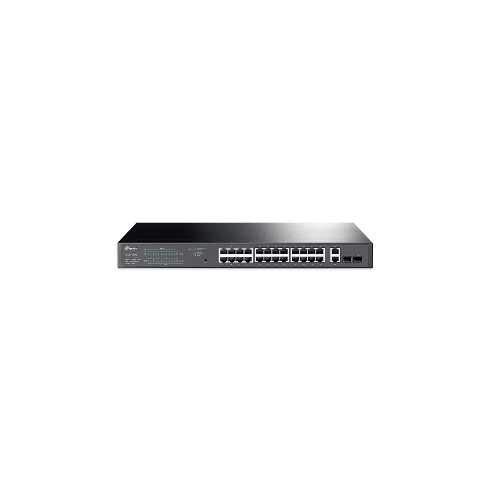 TP-Link Switch Easy Smart PoE - TL-SG1428PE JetStream™ (26 port 1Gbps; 24x af/at PoE+ port; 2x SFP port; 250W)