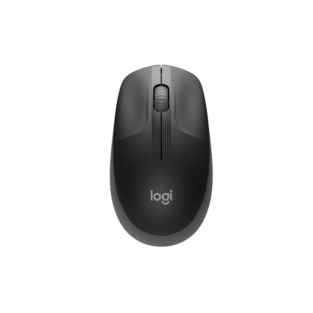 Logitech Egér - M190  (Vezeték nélküli, teljes méretű, Optikai, USB, fekete)