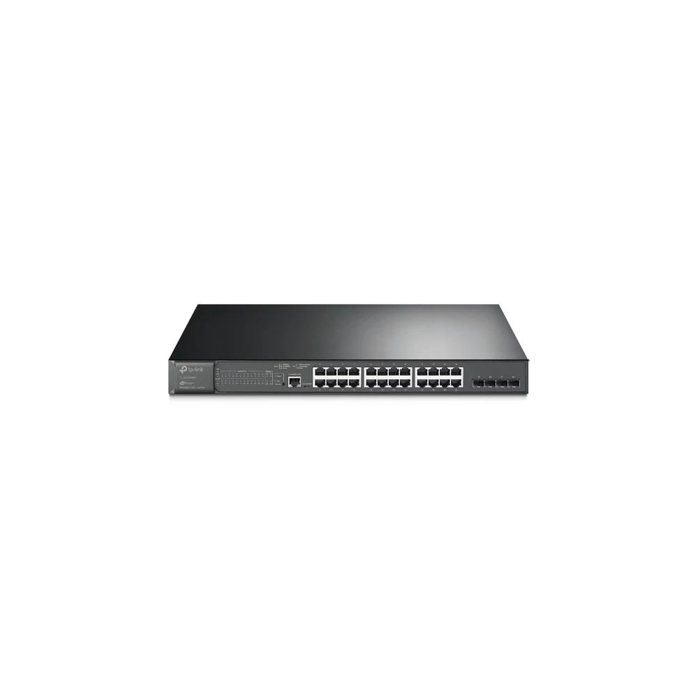 TP-Link Switch Smart PoE - TL-SG3428MP JetStream™ (24 port 1Gbps PoE+ port; 4 port SFP; 384W; L2/L3/L4)