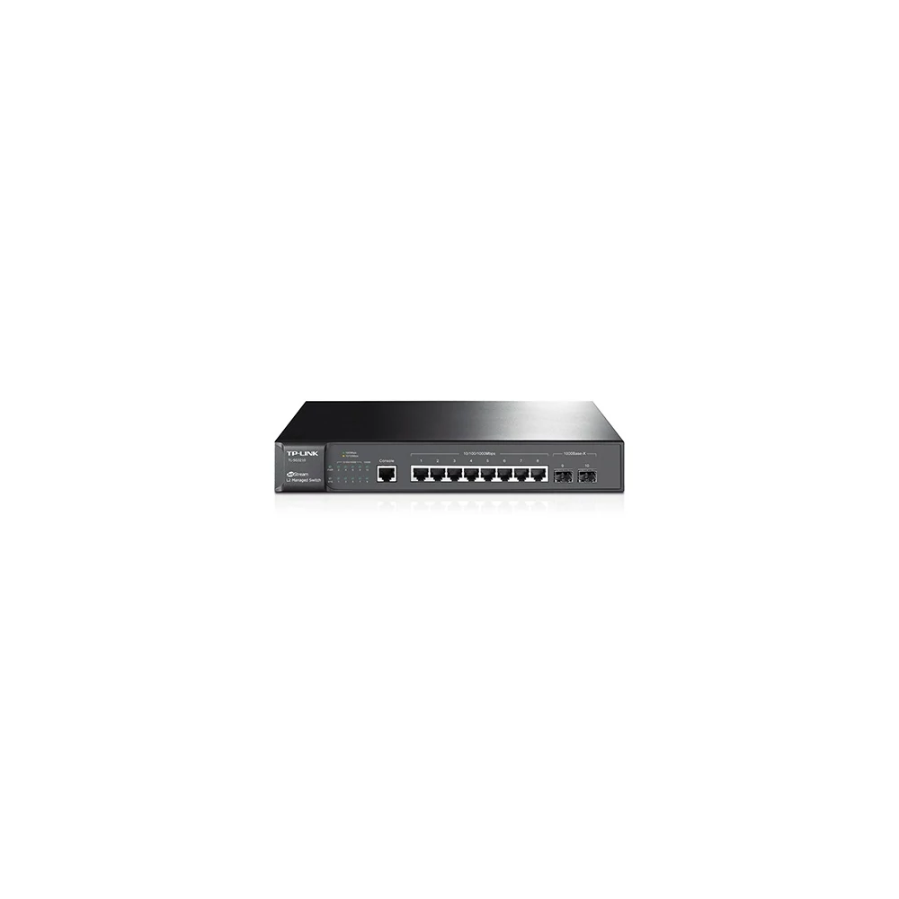 TP-Link Switch Vezérelhető - TL-SG3210 JetStream™ (L2; 8port 1Gbps + 2port gigabit SFP; IPv6)